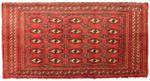 Turkaman - 100x50cm Rot - Naturfaser - 50 x 1 x 100 cm