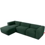 Ecksofa BUFFO 5-Sitzer Marineblau - Breite: 297 cm - Armlehne beidseitig montierbar - Ecke davorstehend links - Ottomane davorstehend links