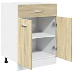 Schubunterschrank 3016496-4 Eiche Sonoma Dekor - Breite: 60 cm