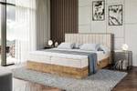 Boxspringbett LOLLI4 Ecru - Breite: 120 cm - H3