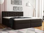 Boxspringbett Doppelbett Merano Dunkelbraun - Breite: 200 cm