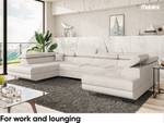 Ecksofa Carl U-Form Beige