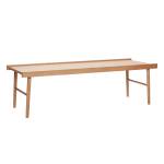 Tisch Stream Beige - Holz teilmassiv - 50 x 41 x 140 cm