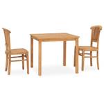 Salle à manger (lot de 3) 3060014 Marron - Bois massif - Bois/Imitation - 85 x 75 x 85 cm