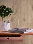 Holztapete Braun Beige - Braun - Kunststoff - Textil - 53 x 1005 x 1 cm