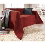 Sessel- u. Sofaüberwurf 117386 Schwarz - Rot - Tiefe: 270 cm