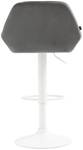 Tabouret de bar Braga Lot de 2 Gris