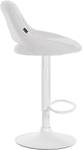 Tabouret de bar Milet Blanc - Blanc