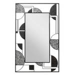 Miroir Segno Noir - Métal - 70 x 110 x 2 cm