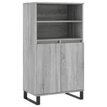 Highboard DE3649 Eiche Grau Dekor