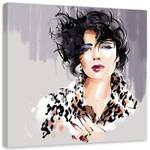 Leinwandbilder Modern Glamour Frau 40 x 40 cm