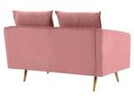 2-Sitzer Sofa MAURA Gold - Pink