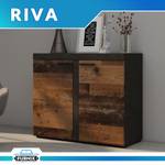 FURNIX Sideboard RIVAY 2F Oldwood/Matera