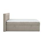 Boxspringbett Allure Pocket und Visco Hellbraun - Breite: 200 cm