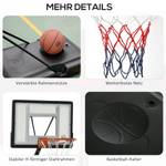 Basketballständer A61-029BK Braun - Kunststoff - 60 x 310 x 90 cm