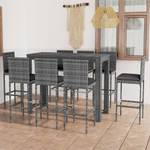 Bar-Set (9-teilig) 3011734-4 Grau - Metall - 61 x 111 x 141 cm