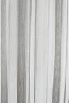 Vorhang silber streifen modern Silber - Textil - 140 x 245 x 1 cm
