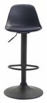 Tabouret de bar Kiel Lot de 2 Noir - Noir