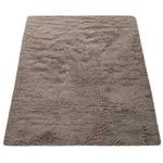 Hochflor-Teppich Silky 591 Taupe - 200 x 200 cm