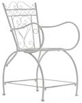 Chaises de jardin Sheela Lot de 2 Blanc