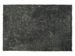 Tapis à poil long EVREN Gris foncé - 140 x 140 x 200 cm