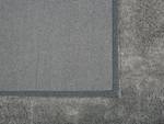 Tapis à poil long EVREN Gris - Gris lumineux - 140 x 140 x 200 cm