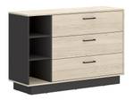 Commode basse LEANDRE Anthracite