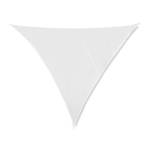 Voile d'ombrage triangle blanc Blanc - Métal - Textile - 500 x 1 x 430 cm