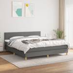 Boxspringbett 3017288-4 Dunkelgrau - Breite: 160 cm