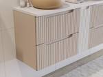 Armoire sous lavabos NOVA CUW50 2D Beige