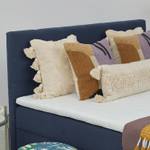 Boxspringbett Addison Blau - Breite: 140 cm