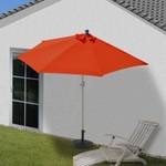 Sonnenschirm Lorca I halbrund UV 50+ Orange