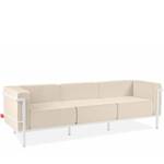 Gartensofa TRIGLO Creme - Weiß - Breite: 229 cm