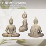 Buddha Figur 52x29x63cm bronze Braun - Kunststoff - 29 x 63 x 52 cm