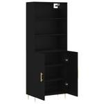 Highboard DE9857 Schwarz - Holzwerkstoff - 34 x 180 x 70 cm