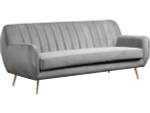 Sofa aus grauem Samt \
