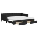 Lit de jour avec Lit gigogne 3030076-6 Noir