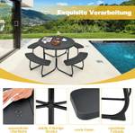 Gartenmöbel Set ZB33486 Schwarz