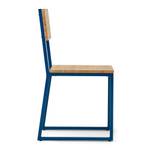 Lot de 2 chaises Oxford 40x40x86cm AZ-NA Bleu - Bois massif - Bois/Imitation - 40 x 86 x 40 cm