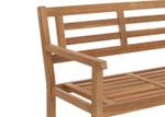 Gartenbank N47 Braun - Holzart/Dekor - Holz teilmassiv - 145 x 82 x 59 cm