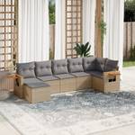 Gartensitzgruppe K6763(7-tlg) Beige - Massivholz - 69 x 62 x 62 cm