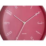 Horloge murale Regal Numbers Rouge