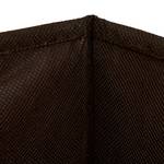 4x paniers de rangement en bambou haut Marron - Marron foncé