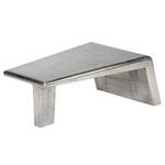 Couchtisch D559 Silber - Metall - 55 x 35 x 90 cm