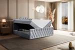 Boxspringbett VILA-1-Z Grau - Breite: 160 cm - H3