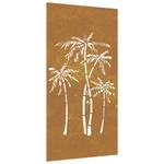 Décoration murale de jardin 824485 Marron - Métal - 55 x 1 x 105 cm