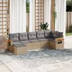 Gartensitzgruppe K5242(7-tlg) Beige - Massivholz - 69 x 62 x 62 cm