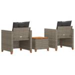 Bistro-Set-k464 ( 3-tlg ) Grau