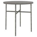 Garten-Essgruppe (3-teilig) 3013185 Grau - Kunststoff - Polyrattan - 45 x 45 x 45 cm