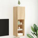 TV-Schrank mit LED-Leuchten D348 Eiche Sonoma Dekor